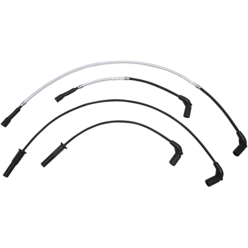 Braided Spark Plug Wires - Sterling Chromite
