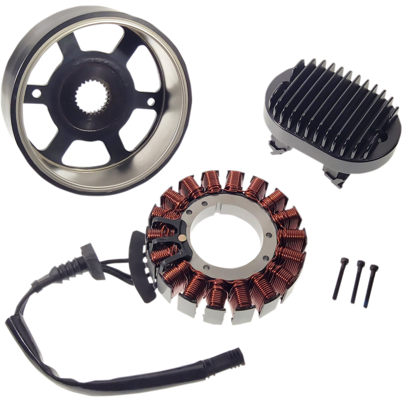 Charging System Kit Black (40-AMP)