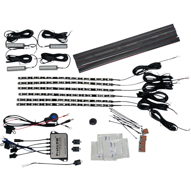Full Bike Lite Kit with ProGLOW Bluetooth Controller for Magical Wizards