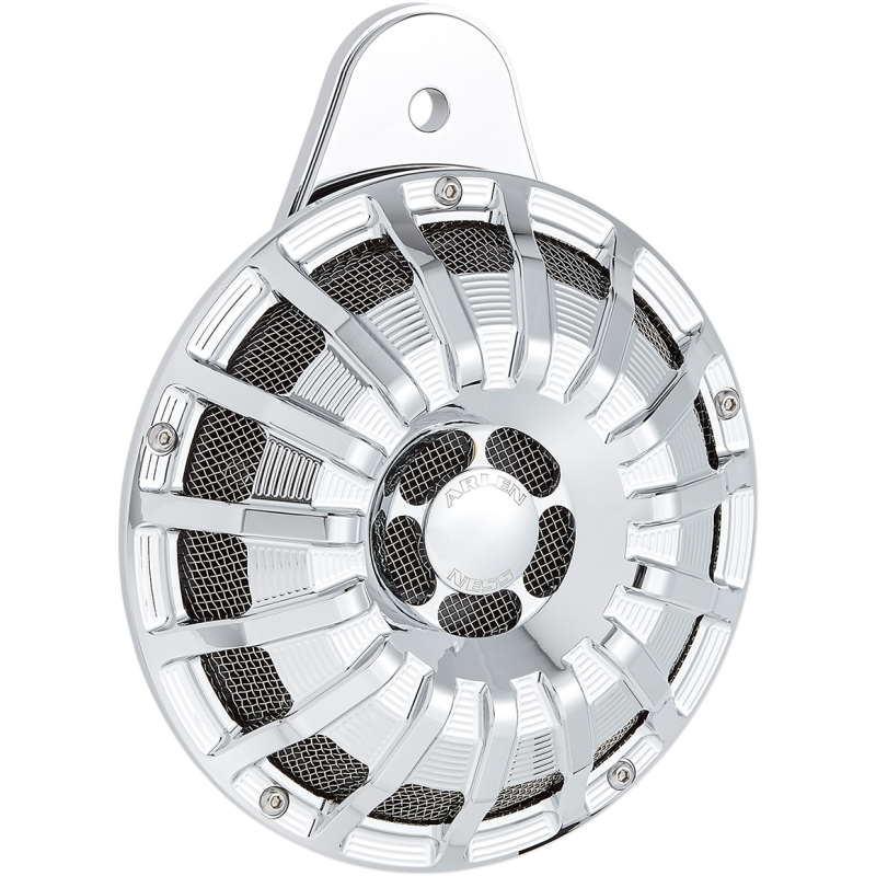 Arlen Ness Billet Horn Kit - 15-Spoke, Chrome