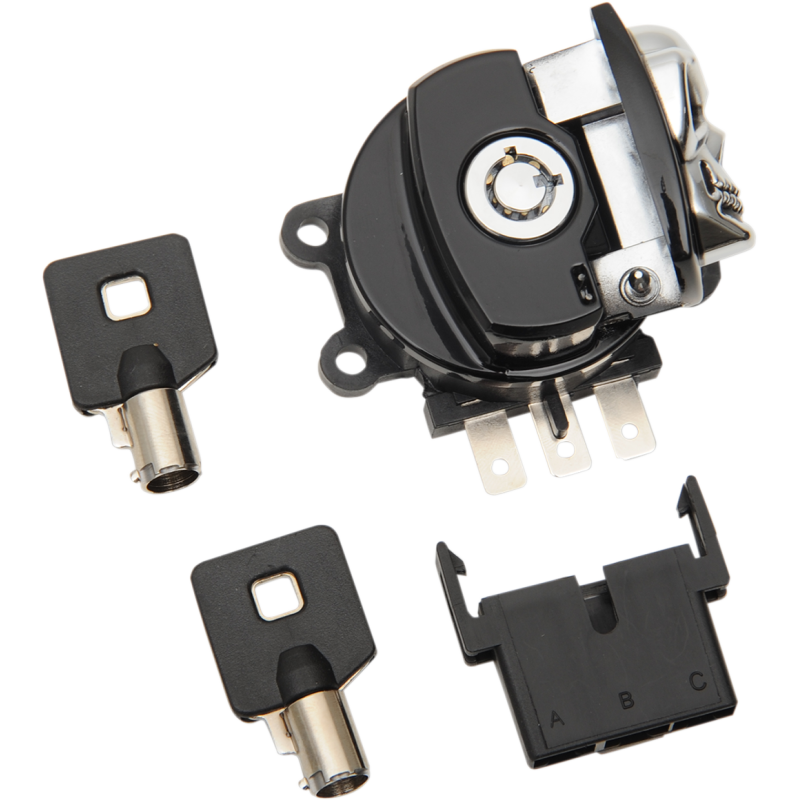 Skull Ignition Switch Gloss Black