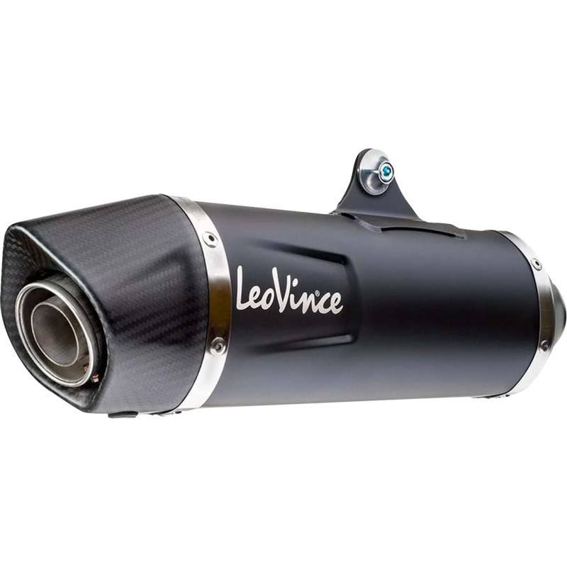 LV One EVO Slip-On, Black stainless steel, KTM 1290 Super Adventure R/S/T 17-20