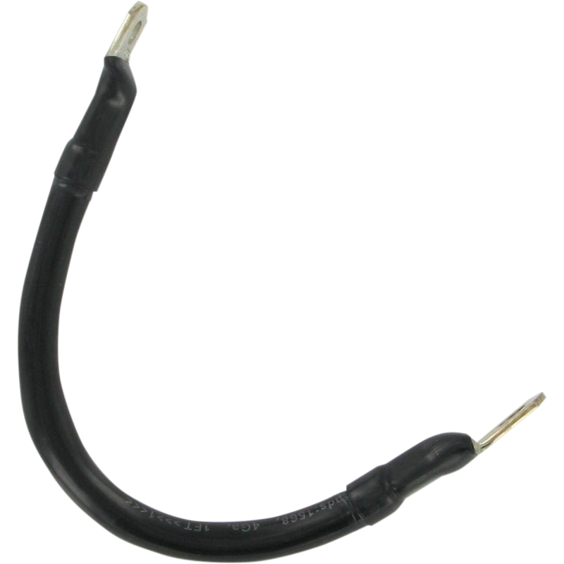Solid Black Battery Cable 9"