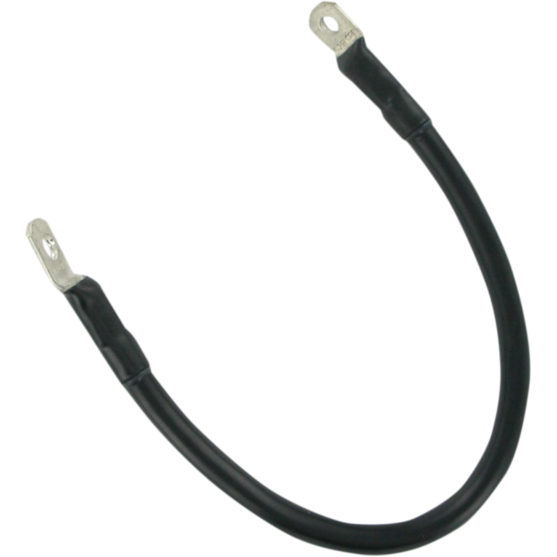 Solid Black Battery Cable 13"