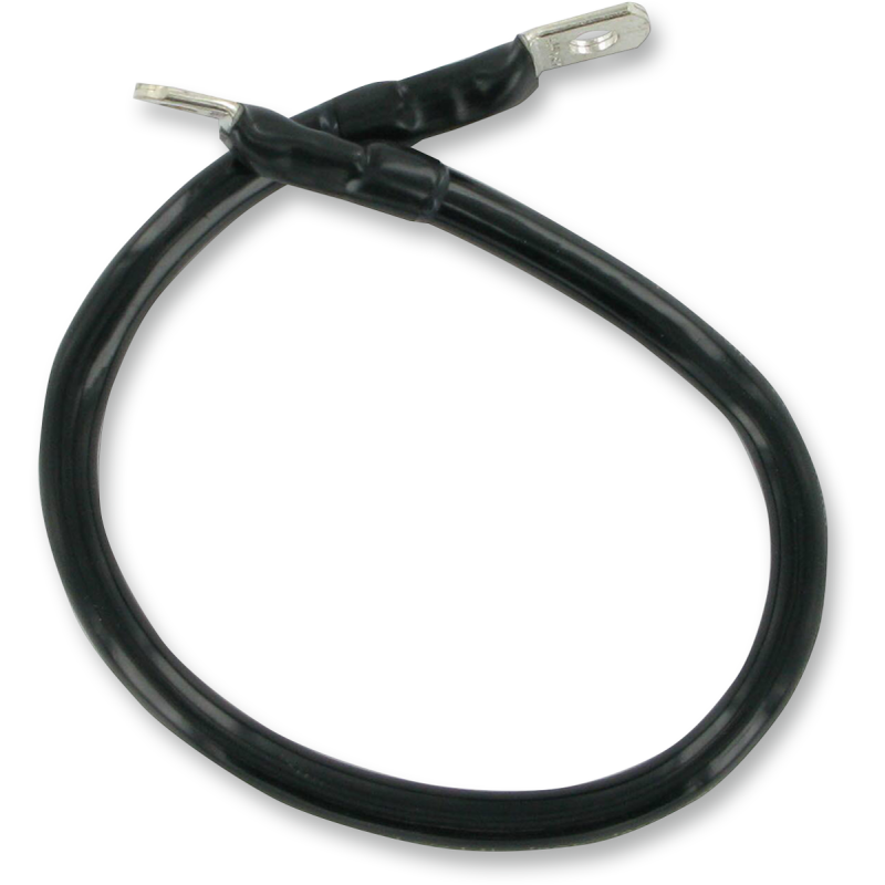 Solid Black Battery Cable 17"
