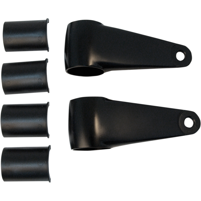 Universal Headlight Brackets Satin Black
