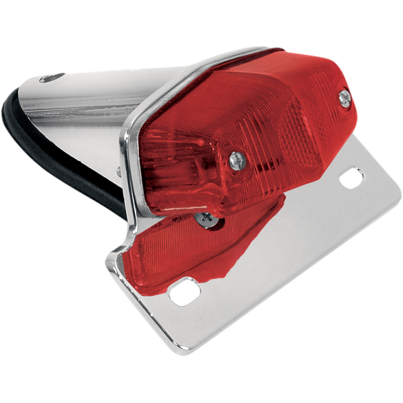 Pre-65 Lucas-Style Taillight with Chrome Bracket