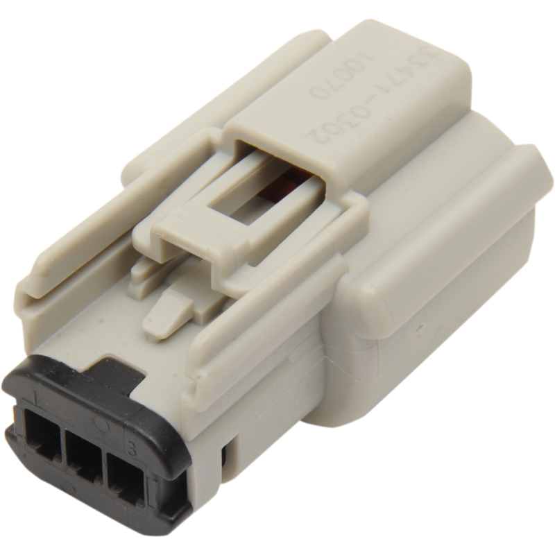 Gray 3-pin Female Connector