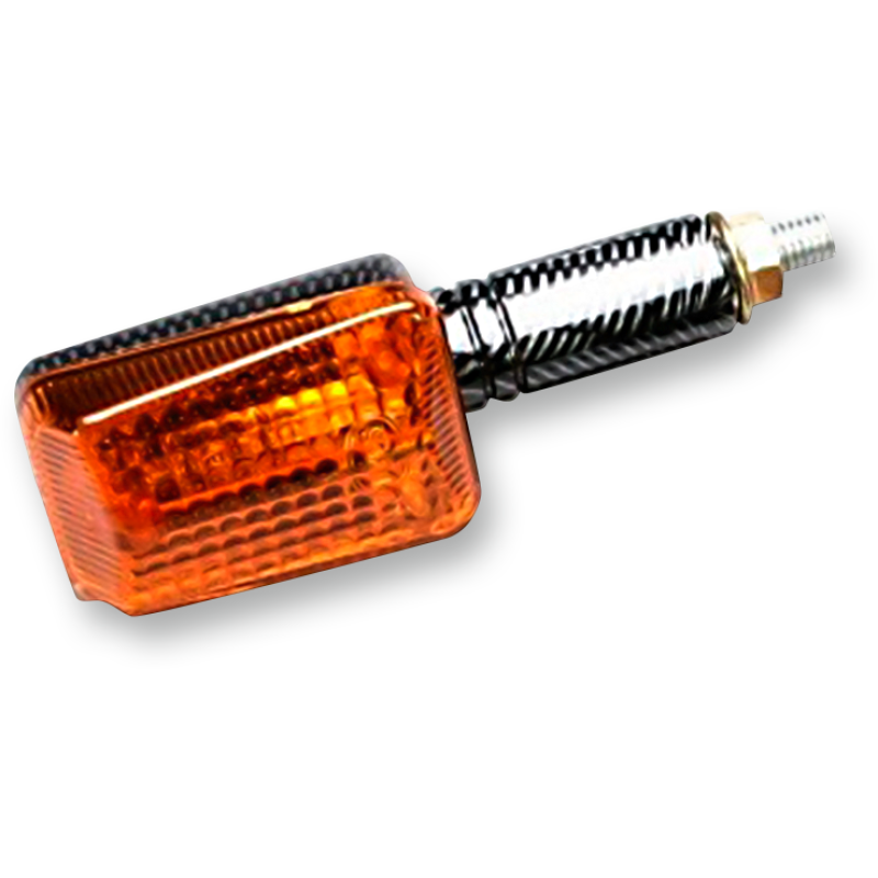 Carbon Long-Stem Mini-Stalk Marker Light - Amber Lens