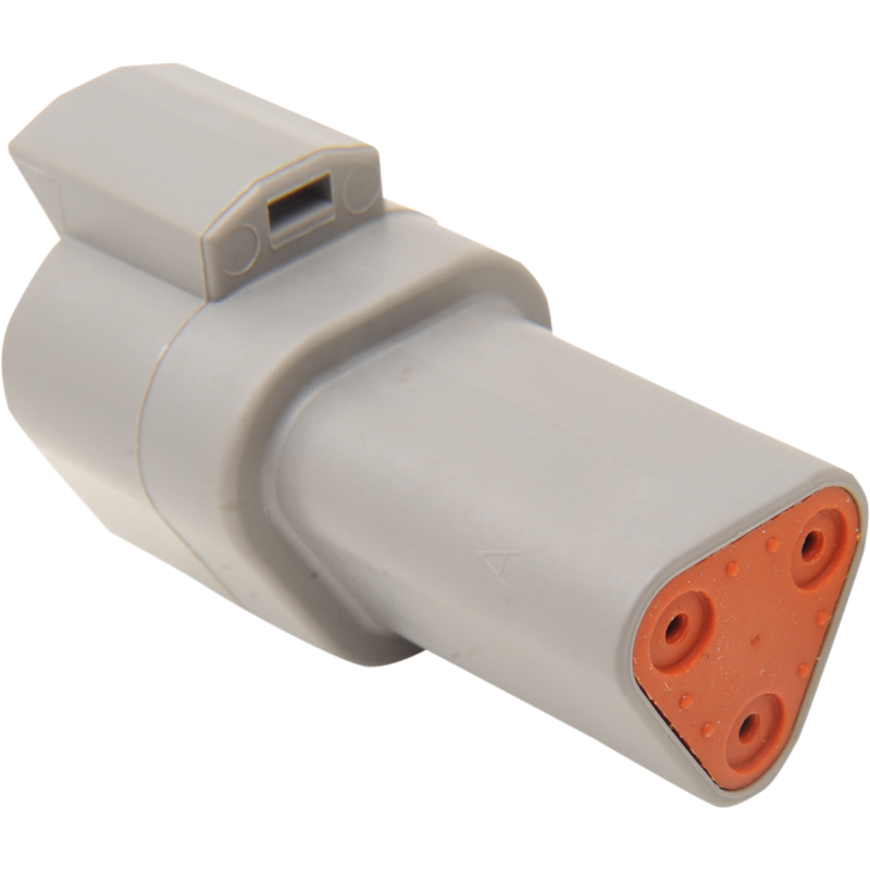 Gray 3-Pin Receptacle