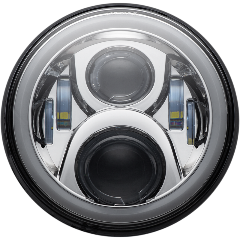 LED Halo Headlamp Chrome