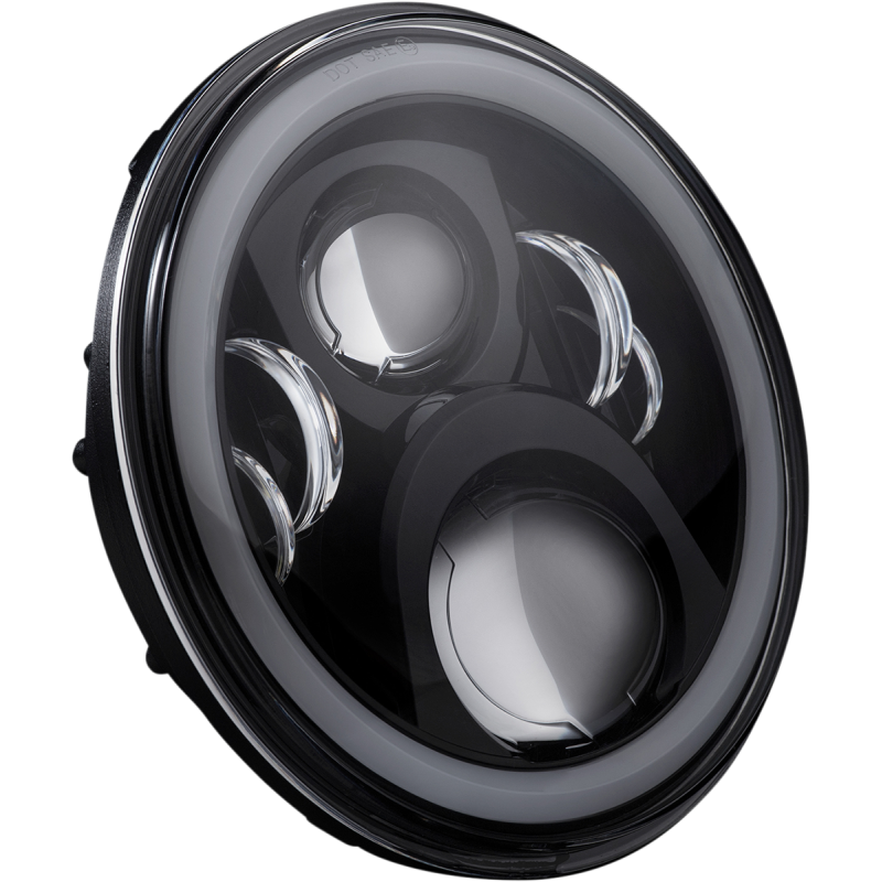 ProGLOW 7" LED Headlamp - Black w/ harness adapter