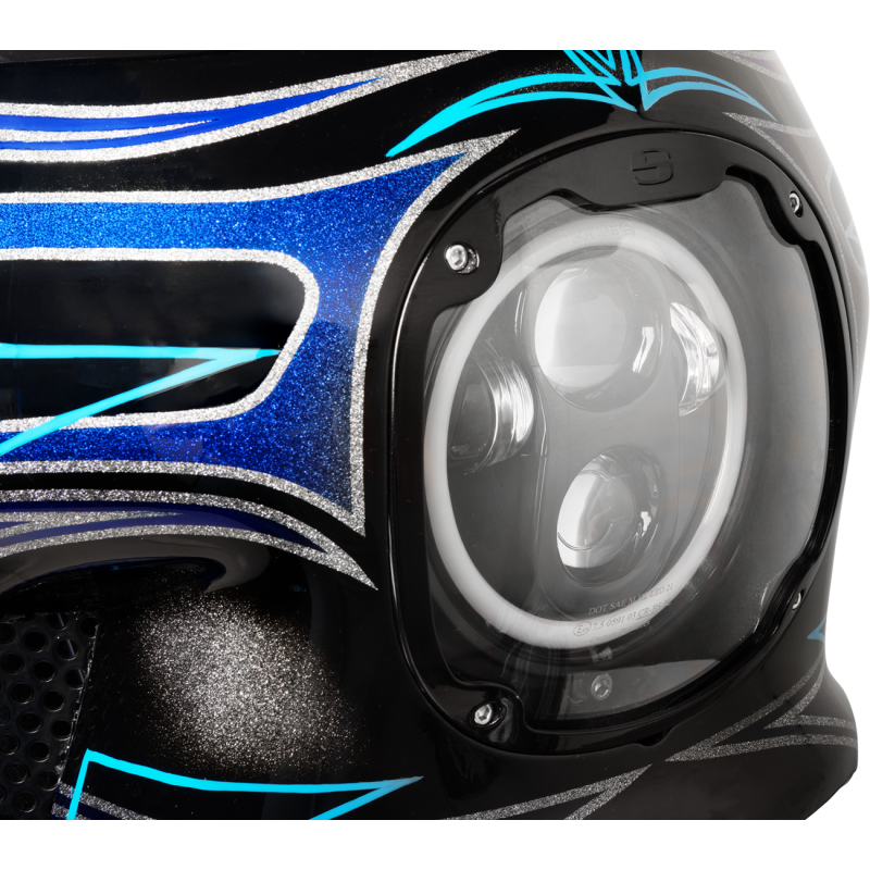 5.75" LED Halo Headlamp - Black