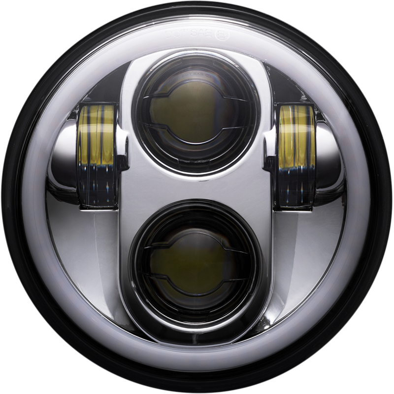 LED Halo Headlamp Chrome