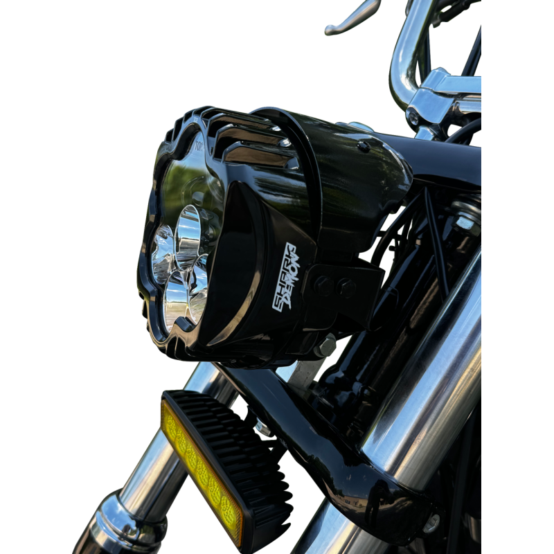 Shark Demon 2 Performance Headlight - Pedestal Mount