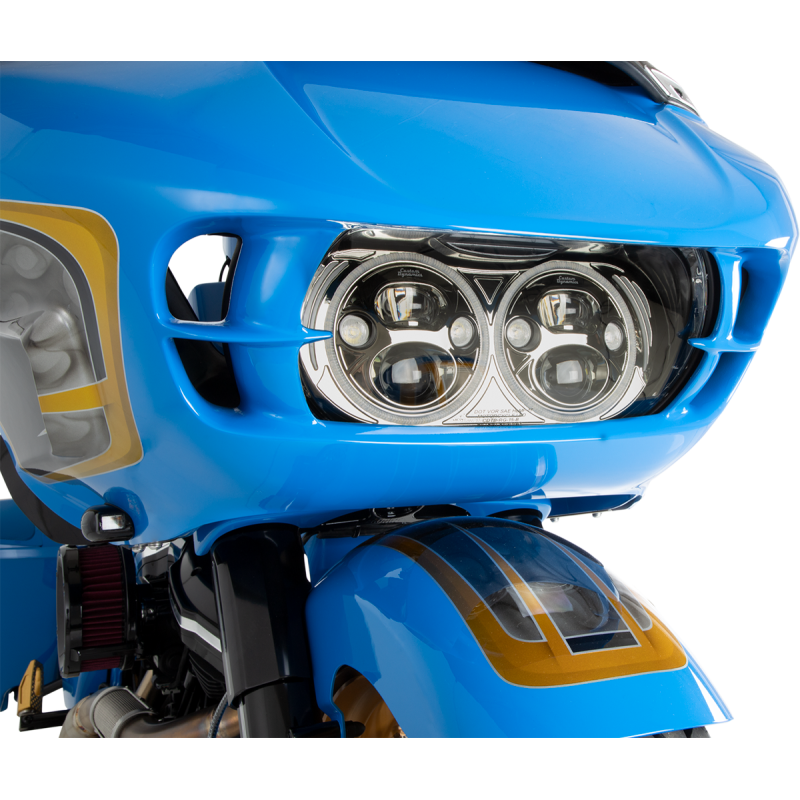 Custom Dynamics TruBEAM LED Headlamp with Auxiliary Turn Signals