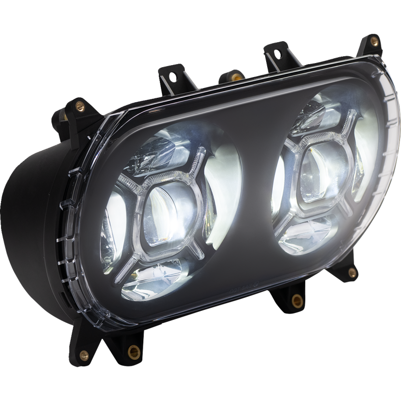 Custom Dynamics Double-X LED Headlights for Road Glide