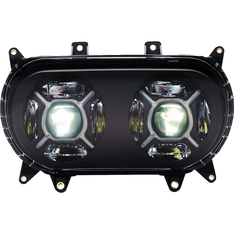 Custom Dynamics Double-X LED Headlights for Road Glide