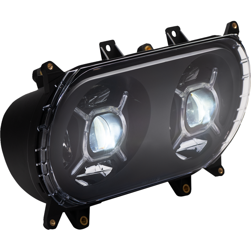 Custom Dynamics Double-X LED Headlights for Road Glide