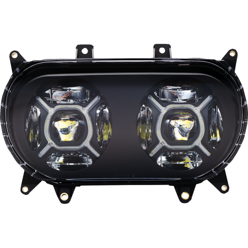 ProGLOW Double-X Headlight Black