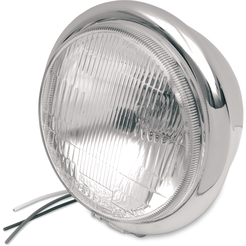 Chrome Bottom-Mount Headlight