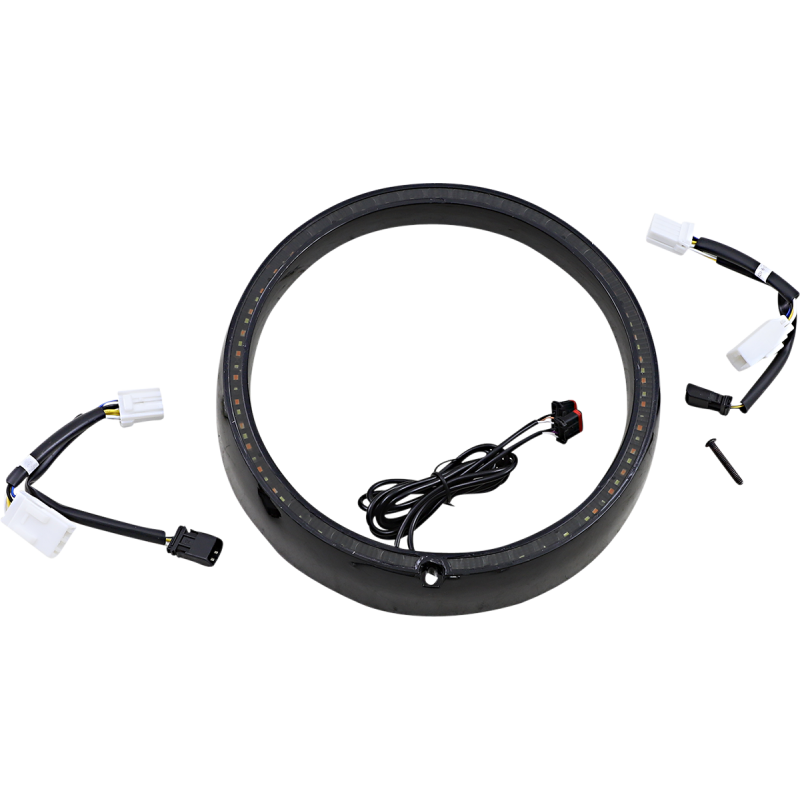 ProBEAM Headlamp Trim Ring - Black, Sequential Turn Signal