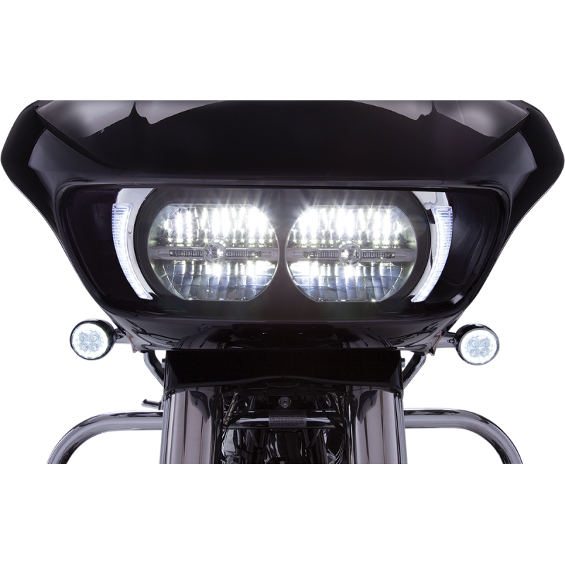 Fang Headlight Bezel Chrome (Run/Turn)