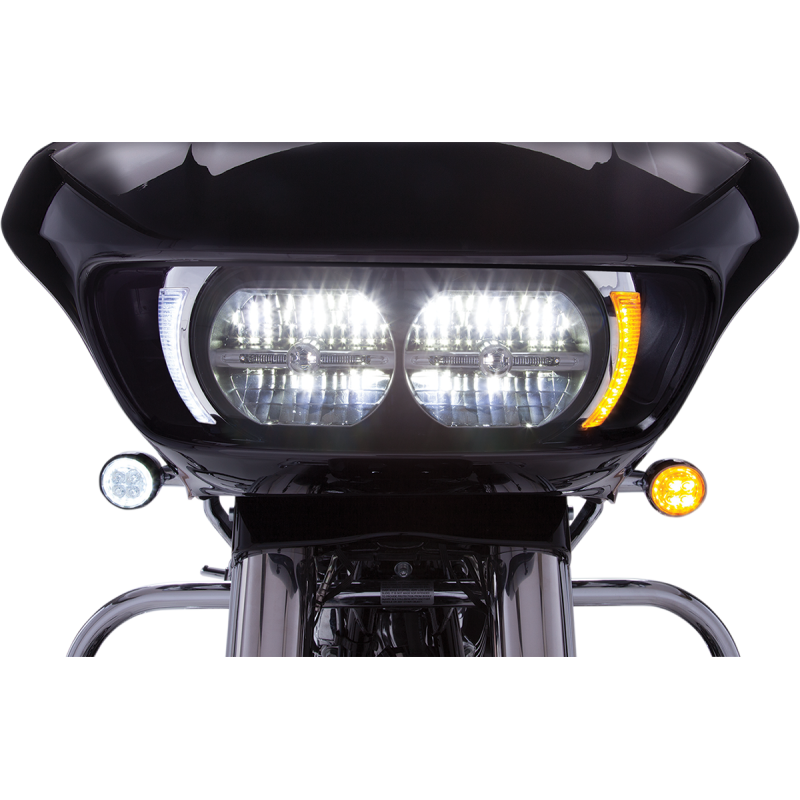 Fang Headlight Bezel Chrome (Run/Turn)