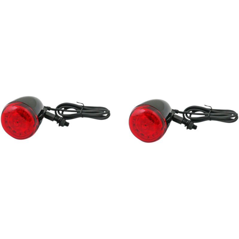 Custom Dynamics ProBEAM Universal Solid Red Rear LED Turn Signals