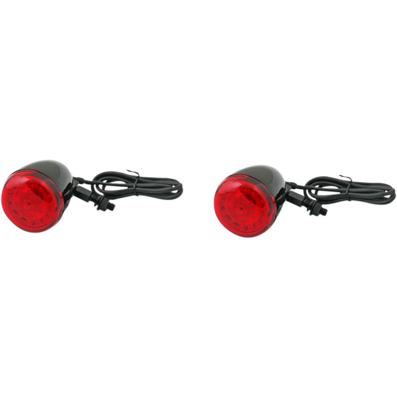 Custom Dynamics ProBEAM Universal Rear Red Ring LED Turn Signals