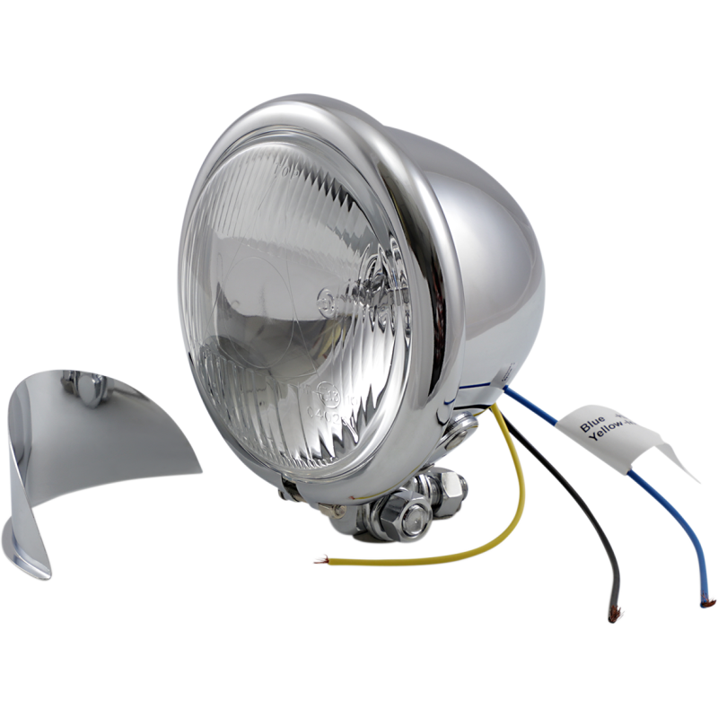 Drag Specialties 4 1/2" Spotlight with Visor