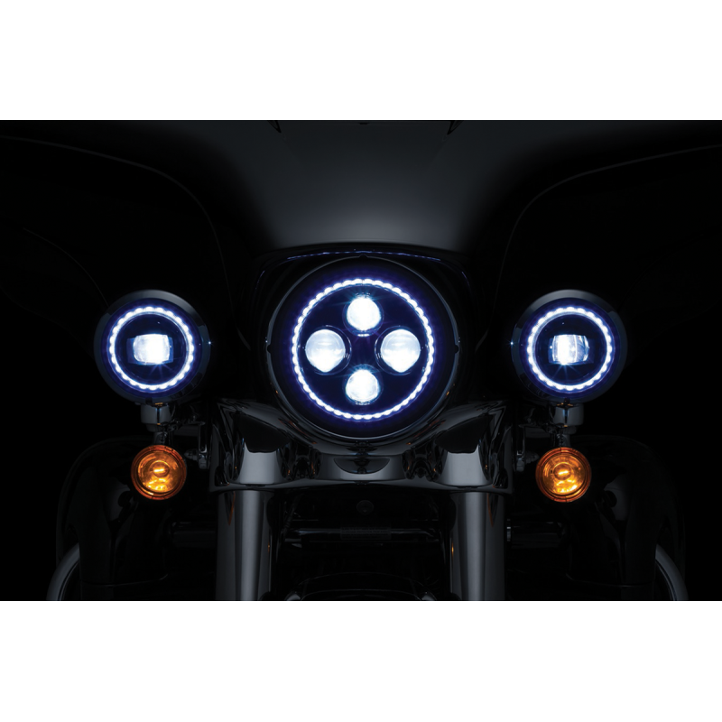 Kuryakyn 4 1/2" Orbit Vision LED Passing Lamps