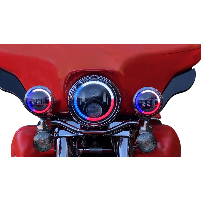 Custom Dynamics ProGlow 4.5" LED Passing Lamps with Color-Changing Halo