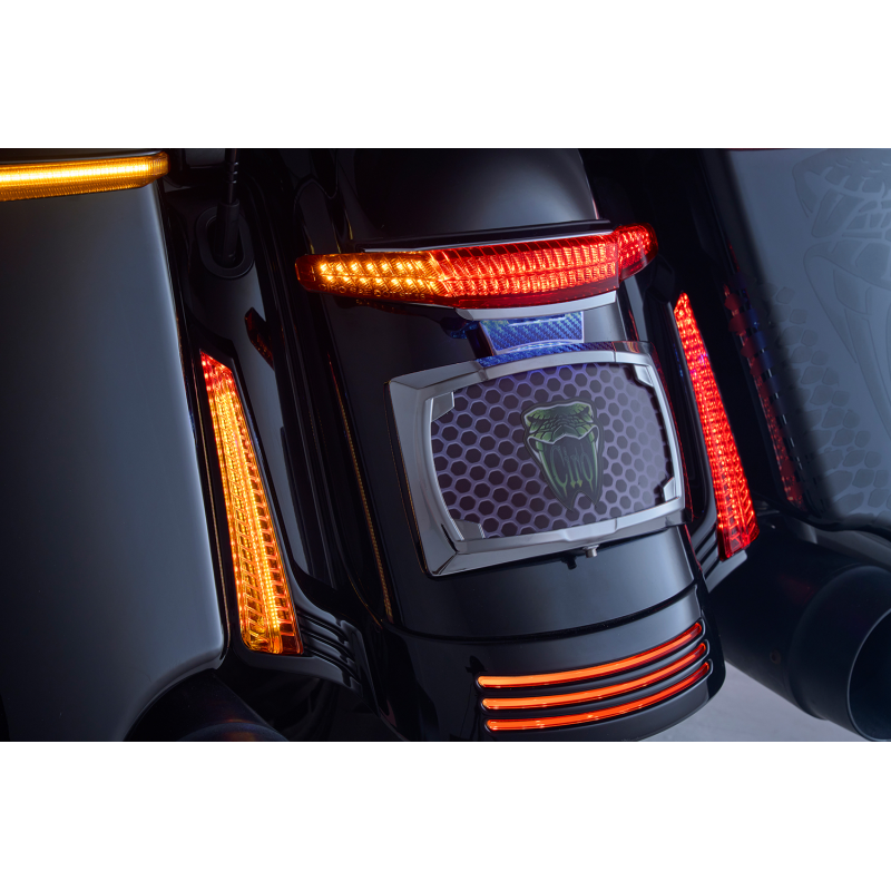 Lightstrike Taillight Chrome/Red (Amber/Red)