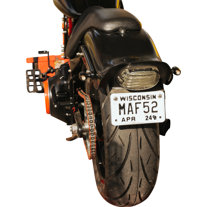 Probeam LED Squareback Taillight - Smoke, W/ License Plate Window