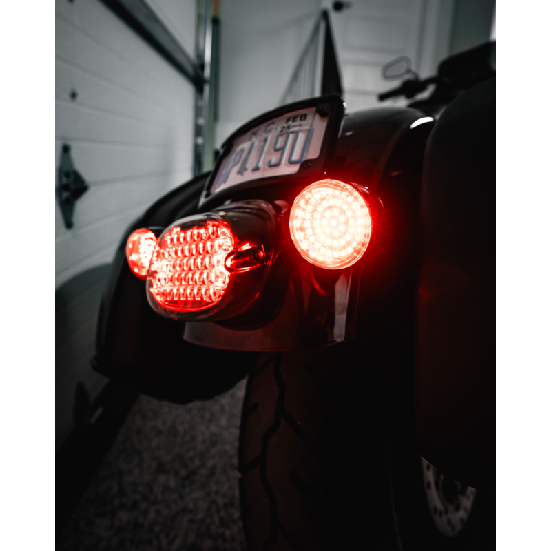 Low-Profile LED Taillight - Smoke Lens, W/O Window