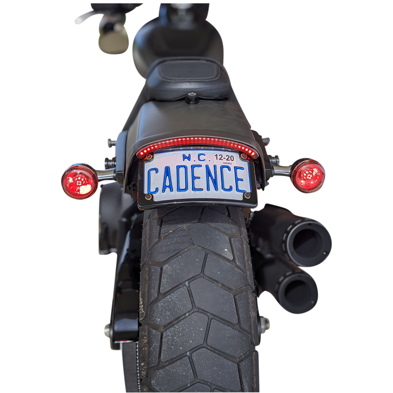 Custom Dynamics Integrated LED Taillight w/ Turn Signals (Softail Fat Bob 18-23)