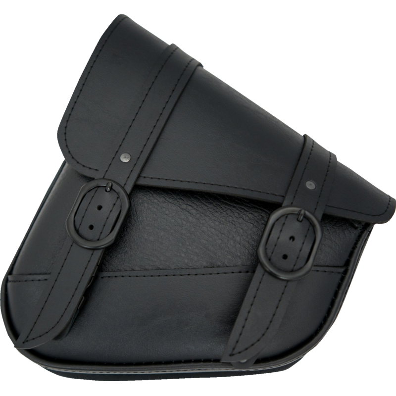 Brown Swingarm Bag with Black Buckle