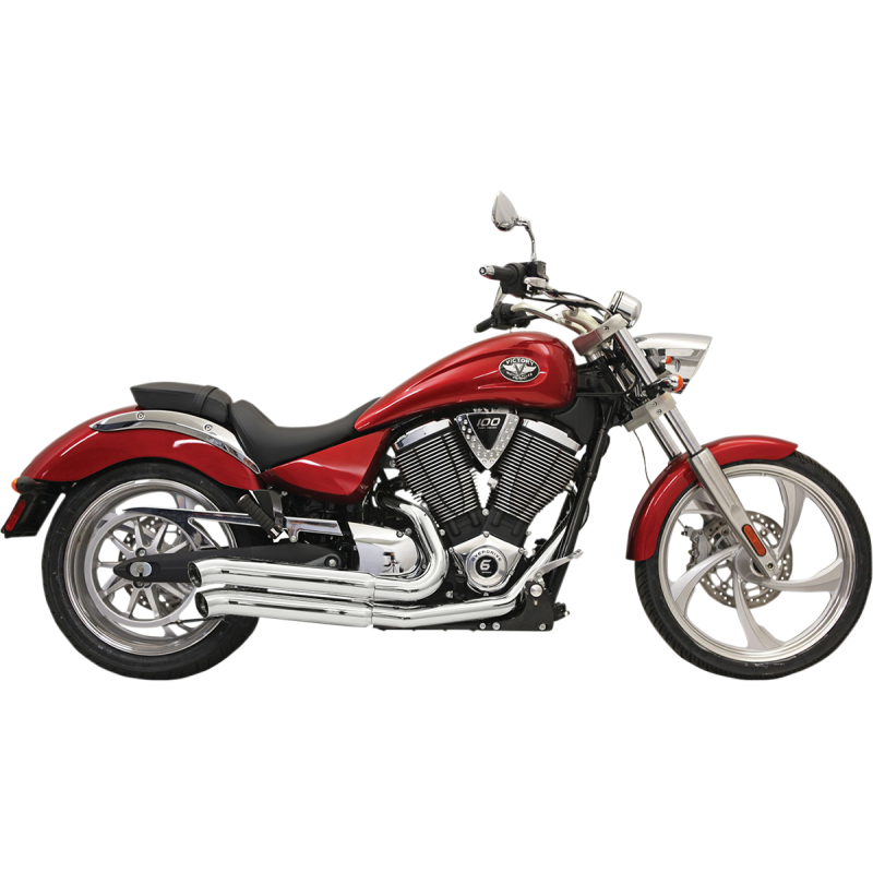 Bassani Pro Street Turn-Out Exhaust Systems for Victory