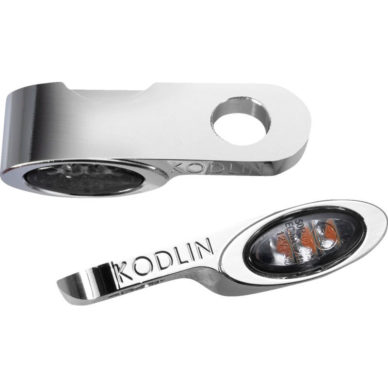 Elypse LED 2-1 Turn Signals Chrome Universal