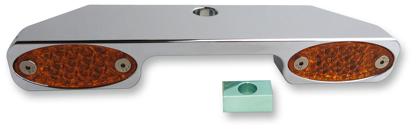 Pro Performance Stealth Billet Turn Signal Bars With Amber LEDs