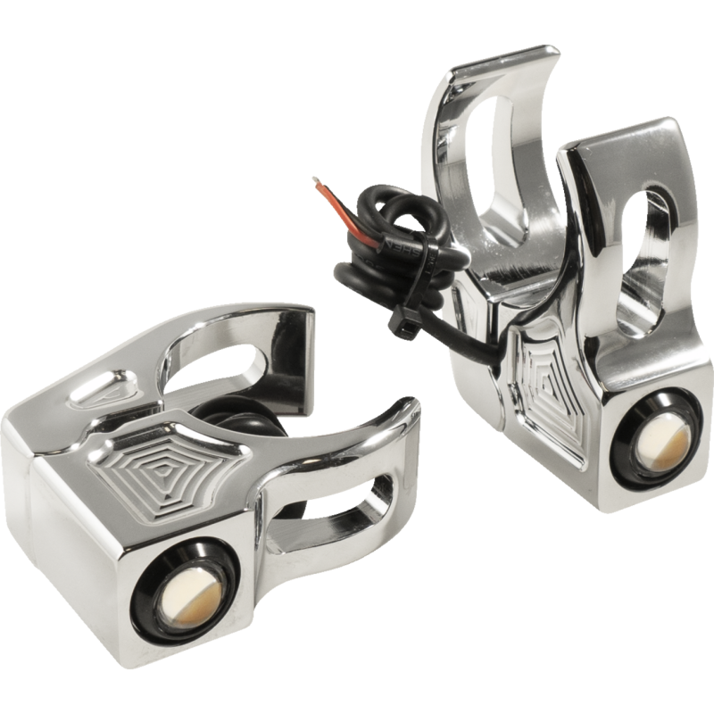 Rat Eye Fork-Mount 39mm Chrome