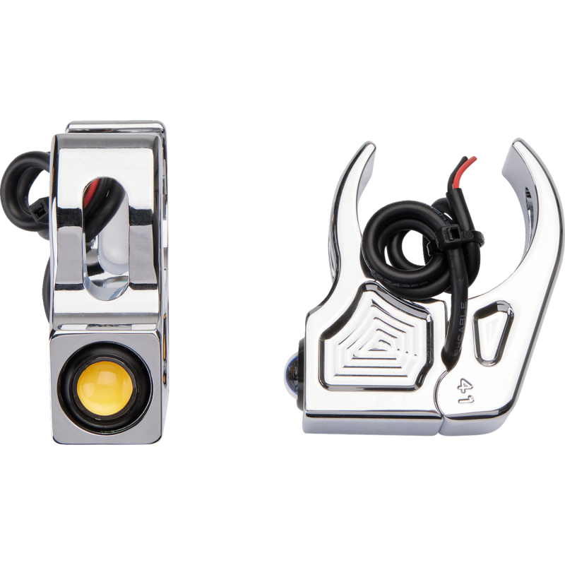 Rat Eye Fork-Mount 41mm Chrome