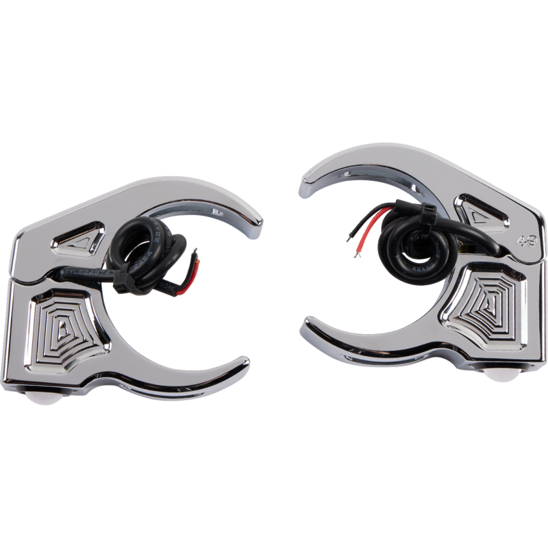 Rat Eye Fork-Mount 49mm Chrome