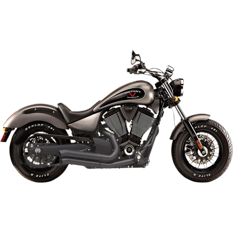 Pro Street Turn-Out Exhaust System, Black