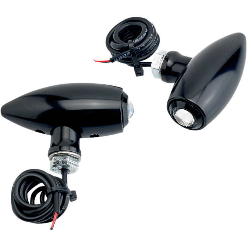 Astro LED Marker Light - Black anodized finish, red LED