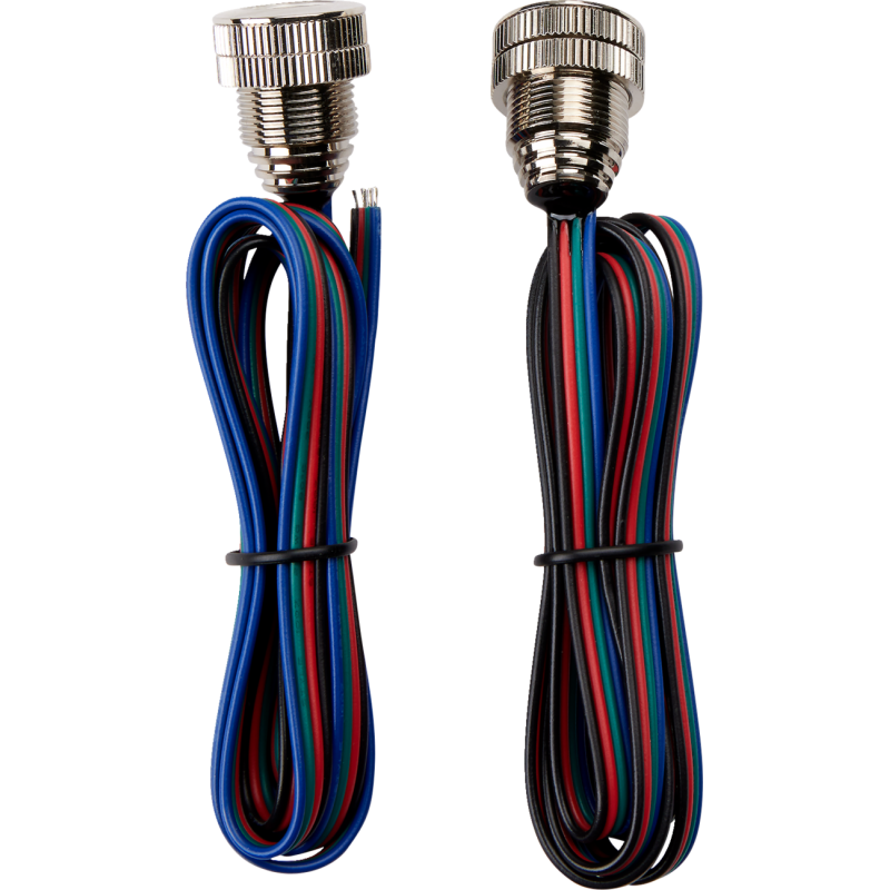 Thunder Bolt Taillights - Chrome