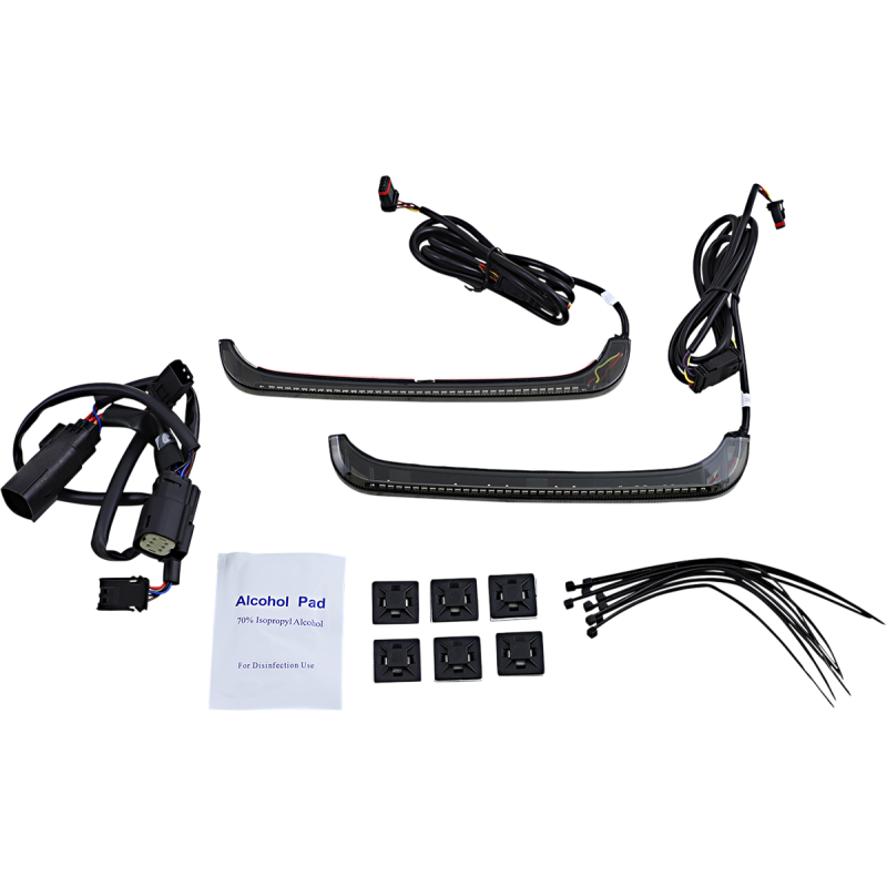 Sequential Low-Profile BAGZ Smoke Lens/Amber (14-22 FLHR)