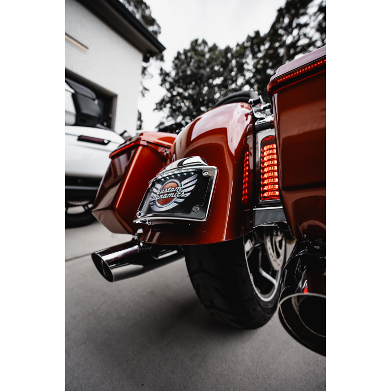 Low-Profile Bagz - Red lens/red turn signals (Sequential)