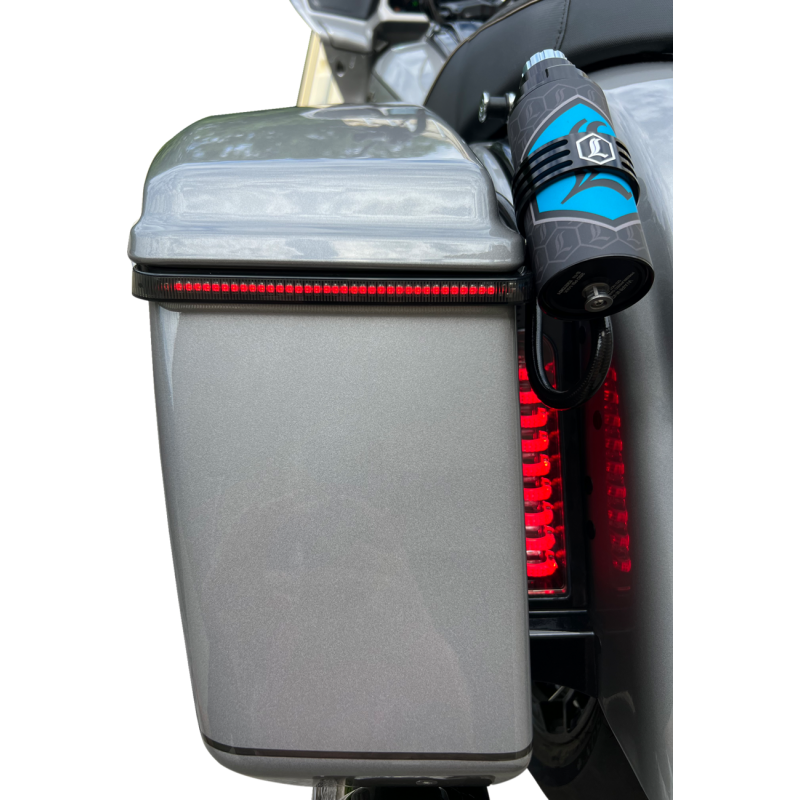 Low-Profile Bagz - Smoked lens/red turn signals (Sequential)